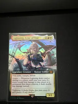 Lightning, Army of One (Extended Art) Final Fantasy Foil Mythic #0498 - Image 1