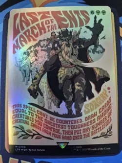 Last March of the Ents | Foil Poster | Lord of the Rings - MTG - Image 1