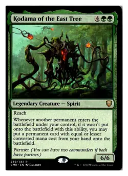 Magic MTG Kodama of the East Tree 239 R Commander Legends English Card Near Mint - Image 1