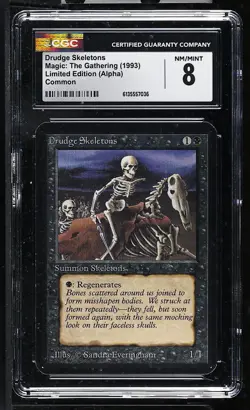 DRUDGE SKELETONS Alpha CGC 8 Vintage MTG [Nostalgium] - Image 1