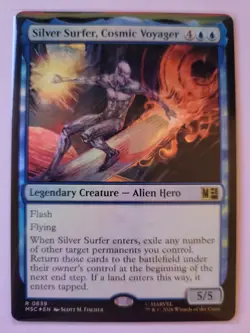 Silver Surfer, Cosmic Voyager (Foil) Marvel Super Heroes Commander - Image 1
