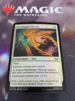 Mtg. 4x Shardmage's Rescue. Foil. Duskmourn. Pack Fresh - Image 1