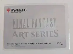 Y'shtola Night's Blessed MTG FF Art Series Gold Stamp NM - Image 2