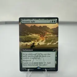 Tectonic Split - Foil Extended Art TLE NM MTG - Image 1