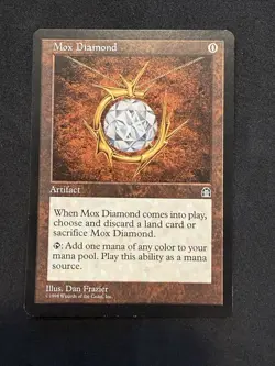 Magic the Gathering - Mox Diamond - Stronghold (see Description) - Image 1