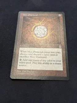 Magic the Gathering - Mox Diamond - Stronghold (see Description) - Image 4