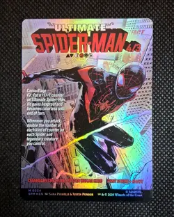 MTG Miles Morales Borderless Foil Marvel's Spider-Man - Image 1