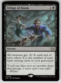 Deluge of Doom Normal R Commander: Duskmourn: House of Horror 18 NM - Image 1