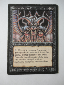 Eater of the Dead The Dark MP Moderately Played MTG Magic the Gathering - Image 1