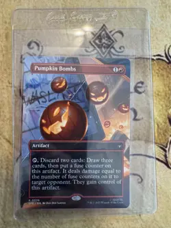 Pumpkin Bombs - Borderless R MTG Marvel's Spider-Man Eternal M/NM, English - Image 1