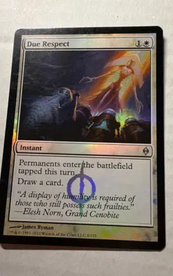 Due Respect New Phyrexia Foil - Image 1