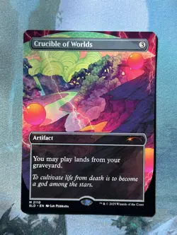 Crucible of Worlds - Non-Foil MTG - Secret Lair Drop (SLD) - Alien Auroras - Image 1