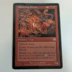Blistering Firecat MTG Onslaught #189/350 Uncommon Creature - HP - Image 1