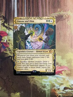 Zimone and Dina Showcase Regular - March Of The Machine MTG NM - Image 1