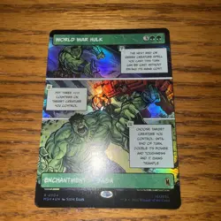 World War Hulk (Borderless Foil) - #304 - Rare - Marvel Super Heroes - MSH - Image 1