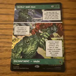 World War Hulk (Borderless Foil) - #304 - Rare - Marvel Super Heroes - MSH - Image 2