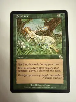 Seedtime *Judgment* MTG Magic the Gathering - Image 1