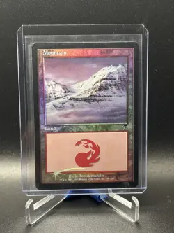 MTG Mountain (338) 7th Edition Foil - Image 1