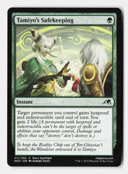 Tamiyo's Safekeeping 211 Common Kamigawa: Neon Dynasty Magic: The Gathering NM - Image 1