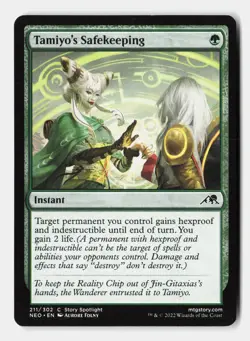 Tamiyo's Safekeeping 211 Common Kamigawa: Neon Dynasty Magic: The Gathering NM - Image 1