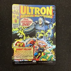 Ultron, Artificial Malevolence (Borderless) (0401) Marvel Super Heroes Foil - Image 1