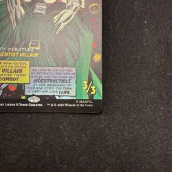 Mtg Carte Magic Marvel Doctor Doom Borderless Comic 394 FOIL NM Presale - Image 4