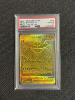 2026 POKEMON POR EN-PERFECT ORDER MEGA HYPER RARE #124 MEGA ZYGARDE EX PSA 10 - Image 1