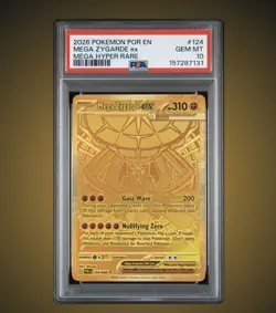 2026 POKEMON POR EN-PERFECT ORDER MEGA HYPER RARE #124 MEGA ZYGARDE EX PSA 10 - Image 1