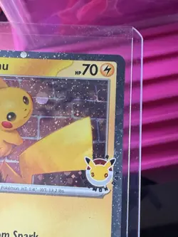 Pikachu 051 /162 Stamped 2026 Pokemon Day 30th Anniversary Promo Cosmos SWIRL 🌀 - Image 4