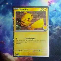 Bum Swirl Double Swirl 🌀 Pikachu 051 /162 Stamped 2026 Pokemon Day Promo TCG - Image 1