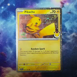 Bum Swirl Double Swirl 🌀 Pikachu 051 /162 Stamped 2026 Pokemon Day Promo TCG - Image 2