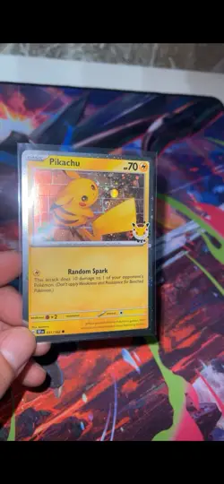 Pikachu 051 /162 Stamped 2026 Pokemon Day 30 Promo With Swirl - Image 1
