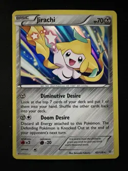 Jirachi Holo Rare - 2015 Pokemon XY Roaring Skies 42/108 Near Mint NM - Image 1