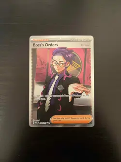 Boss's Orders [Corbeau] 256/217 Ultra Rare Ascended Heroes Pokemon Holo NM - Image 1