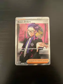 Boss's Orders [Corbeau] 256/217 Ultra Rare Ascended Heroes Pokemon Holo NM - Image 3