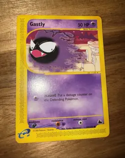 Pokemon TCG Gastly Skyridge E-Reader Common 57/144 2003 Basic 50 HP English - Image 1