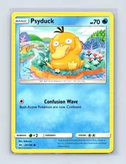 Psyduck 28/149 Common SM Base Set Pokemon Lightly Played - Image 1