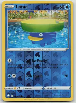 Pokemon Lotad 032/203 Evolving Skies Common Reverse Holo NM - Image 1