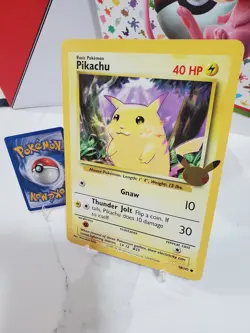 Pikachu JUMBO Card Base Set 58/102 Celebrations 25th Anniversary Pokemon NM - Image 1