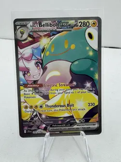 Pokemon TCG Iono's Bellibolt ex 183/159 Sv09 Special Illustration Rare Holo - Image 1