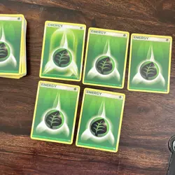 Pokemon TCG 50 Ct Vintage Grass Energy Lot | 2003-2007 EX & DP Era | LP-MP - Image 2