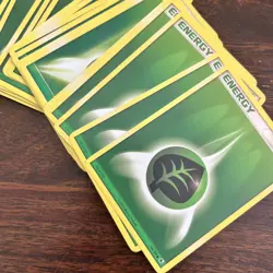 Pokemon TCG 50 Ct Vintage Grass Energy Lot | 2003-2007 EX & DP Era | LP-MP - Image 4