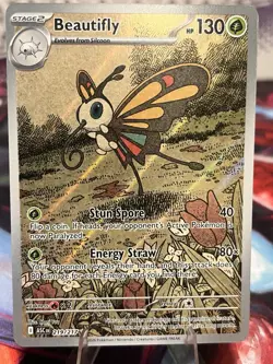 Beautifly Pokemon Ascended Heroes 219/217 IR NM - Image 1