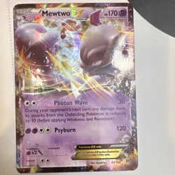 The Pokemon Company Mewtwo EX 170 HP Breakthrough 61/162 UR Holo TCG Eng 2015 - Image 1