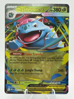 Mega Venusaur ex 3/132 - Mega Evolution - Near Mint - Pokemon TCG - Image 1