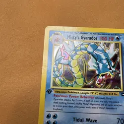 Misty's Gyarados Holo Gym Heroes 1st Edition 13/132 ENG – Pokemon Card Rare - Image 2