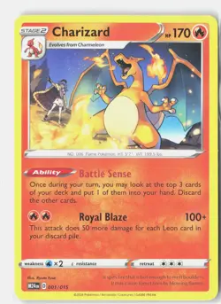 Charizard 001/015 Promo McDonald's Promos 2024 Pokemon Near Mint - Image 1