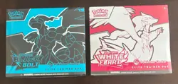 Black Bolt and White Flare Pokemon Center Exclusive ETBs - Sealed Set - Image 1