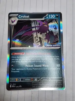 Crobat #076 (Prerelease) Promo, Chaos Rising Stamped, Mega Evolution Promo, (LP) - Image 1