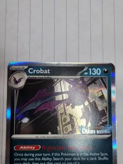 Crobat #076 (Prerelease) Promo, Chaos Rising Stamped, Mega Evolution Promo, (LP) - Image 3